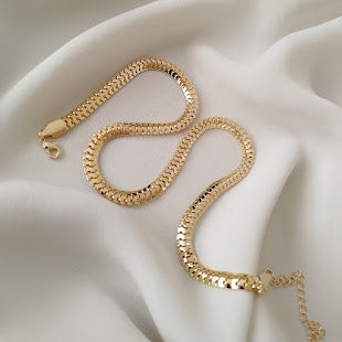 Choker Malha Salamandra 6 mm - Com Extensor.